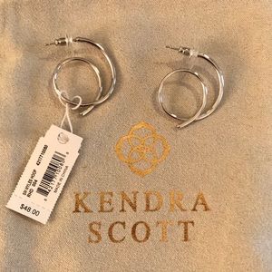 Myles Small Hoop Earrings In Silver